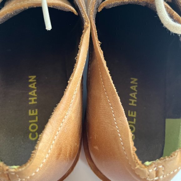COLE HAAN BROWN‎ LEATHER Grand LACE UP SHOES MENS S main image 4